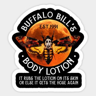 The Silence7 The Silence of the Lambs Buffalo Est1991 Billis Sticker